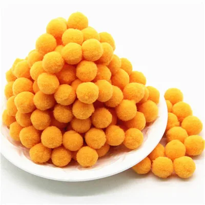 100 шт. 10/15/20/25 мм Мини пышная Нижняя Pom Poms помпонами ручной работы для детей игрушки свадебные Рождественский Декор DIY товары для шитья и рукоделия