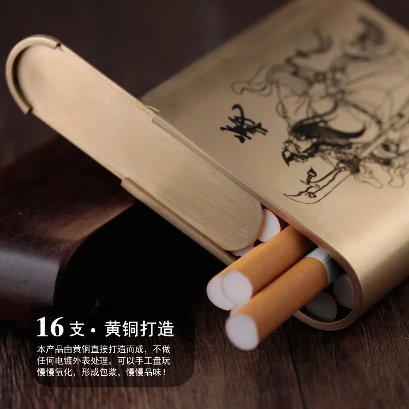 Brass Cigarette Box Hand Carved Gift Cases | Дом и сад
