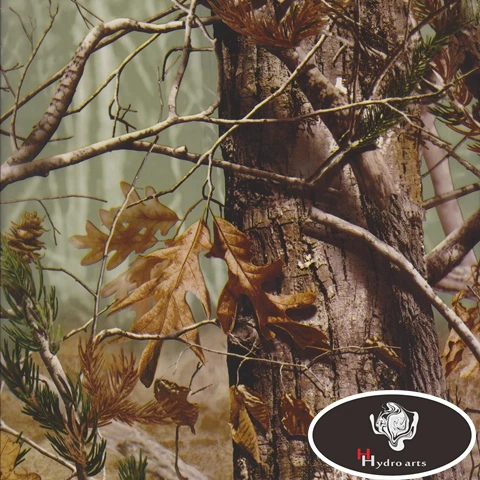 0 5 м шириной листья дизайном камуфляжа пленки для переноса рисунка со