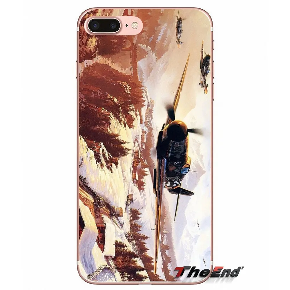 Мягкие прозрачные чехлы для Apple iPhone X 4 4S 5 5S SE 5C 6 6S 7 8 Plus 6sPlus 6Plus 7plus 8plus wii Plane bomber |