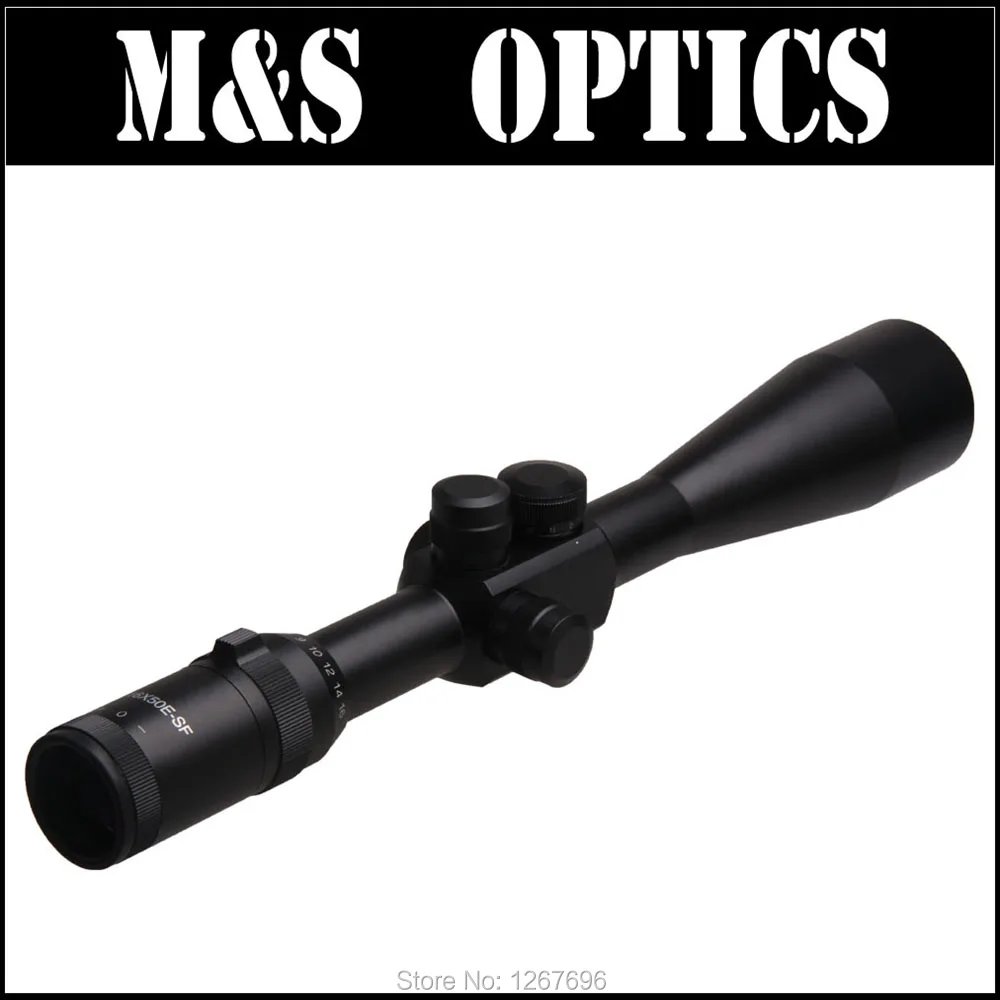 Охотничий прицел MARCOOL 4-16X50 E FFP 1 клик 1/8 МОА оптический для охоты Пневматика