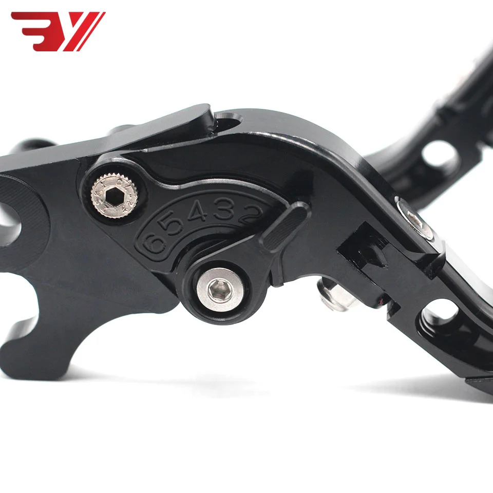 

Motorcycle High quality CNC Accessories Adjustable Folding Extendable Brake Clutch Lever For Kawasaki Z650 Z 650 2017 with logo