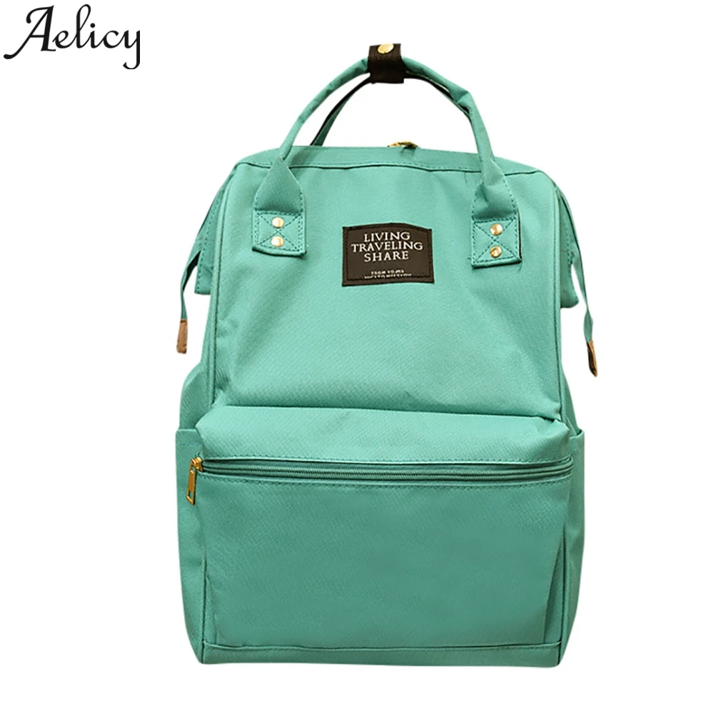 Aelicy 2019 модный унисекс однотонный рюкзак сумка на плечо для дам высокое качество