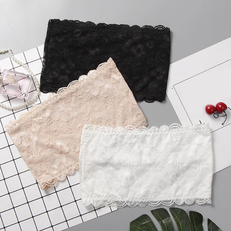 

Sale Lace Wrapped Chest Comfortable Full Cup Strapless Sexy Summer Women Bra Comfortable Underwear