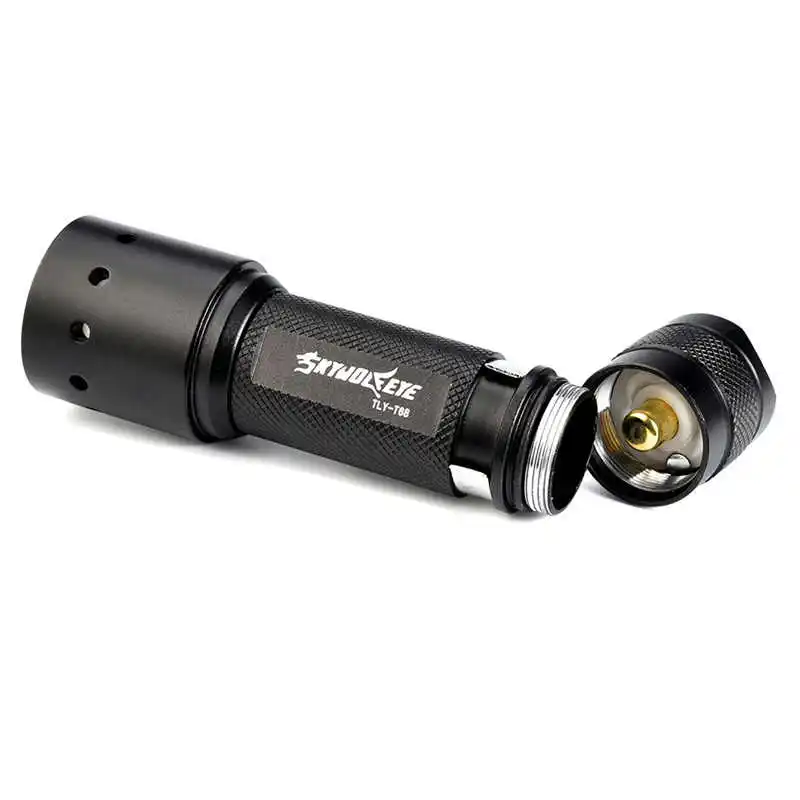 Tactical Zoomable 5-Mode XMLT6 LED Flashlight Torch Light+18650 &ampCharger powerful led flashlight rechargeable #4S5 | Освещение