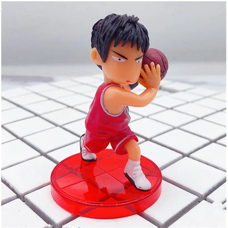 5 шт./компл. аниме Slam dunk Sakuragi Hanamichi Akira Sendoh играть в баскетбол ПВХ фигурку игрушки D288