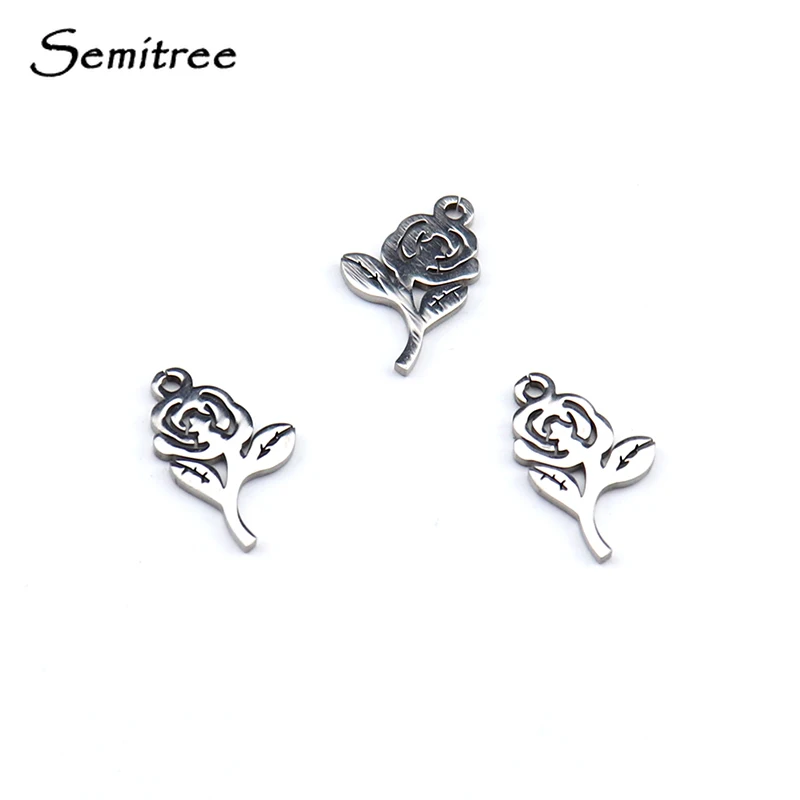 Semitree 5 шт. искусственная Подвеска из нержавеющей стали DIY ремесла Ожерелье