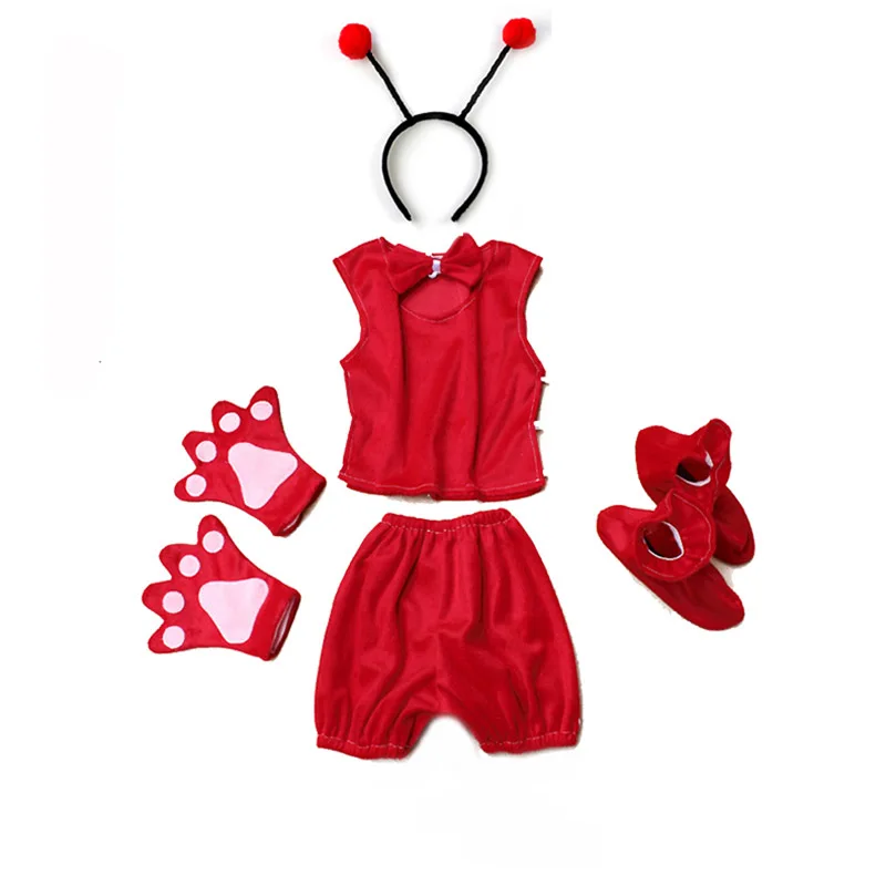 Детские черные красные насекомые никель муравьиная антенна нахлыстовый костюм