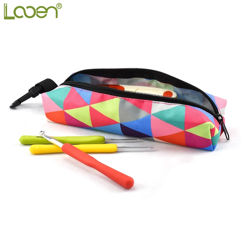 

Knitting Needles Bag Storage Organizer Pen Case Sewing Kit Tools Empty Bag For Colorful Storage Bag For Sewing Accessories