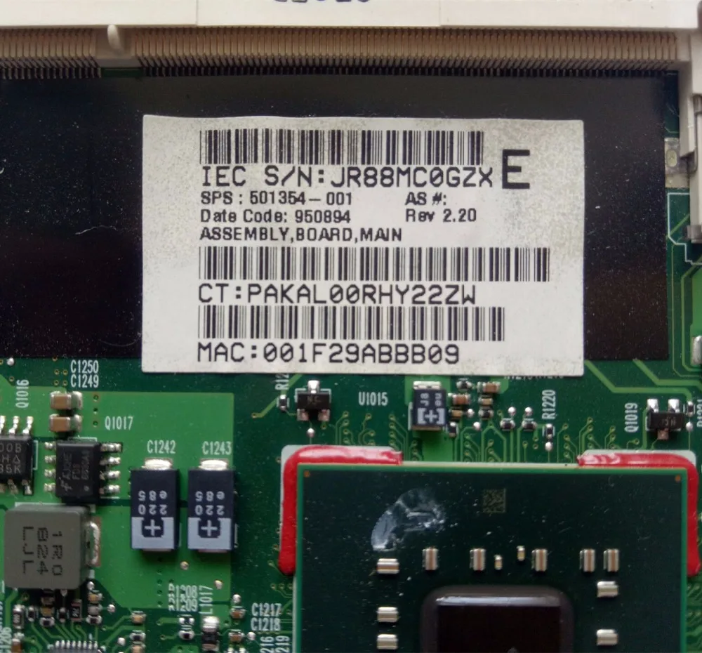 SZWXZY отлично подходит для материнской платы ноутбука HP 6730S 6530S 501354 001 материнская