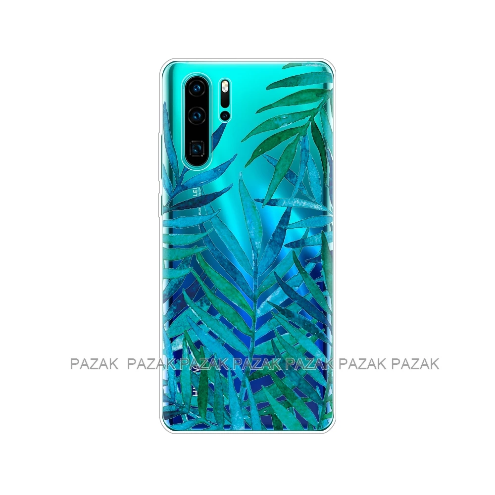 61355 Чехол-Бампер для Huawei P30 Pro, мягкий силиконовый чехол для телефона из ТПУ, задняя крышка для Huawei P30 Pro VOG-L29 ELE-L29 P 30 Lite, чехол с принтом - Цвет: 61355