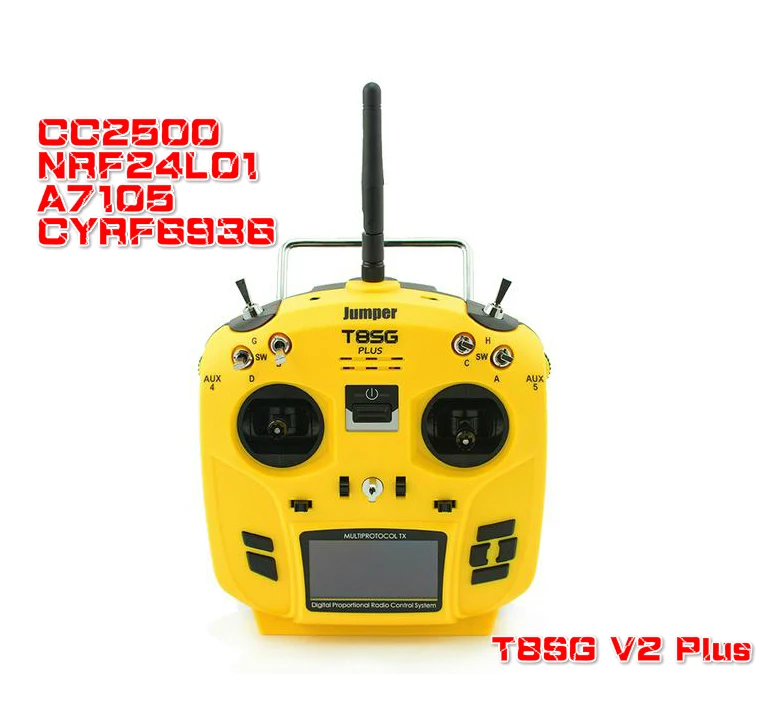 Джемпер T8SG V2 плюс зал Gimbal 12CH Multi протокол отклонение CC2500 NRF24L01 A7105 CYRF6936 OLED