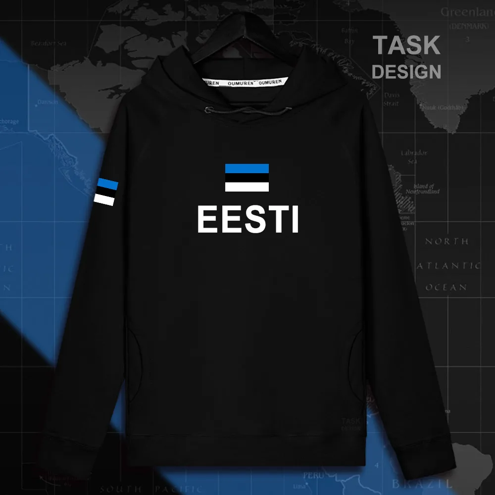 Мужская толстовка с капюшоном Estonian EST Eesti пуловеры толстовки для мужчин уличная