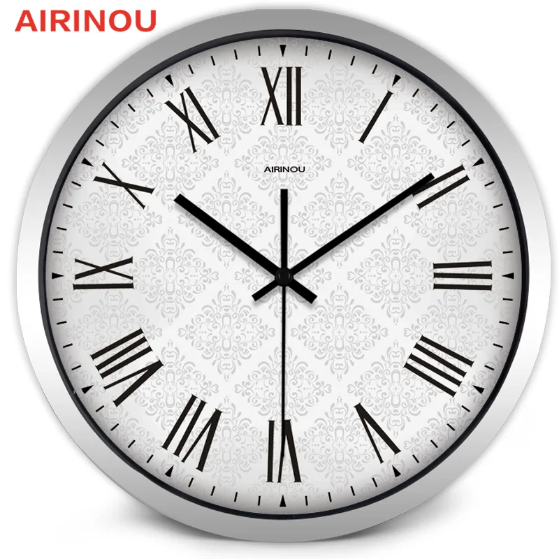Airinou европейские континентальные ретро классические римские настенные часы из
