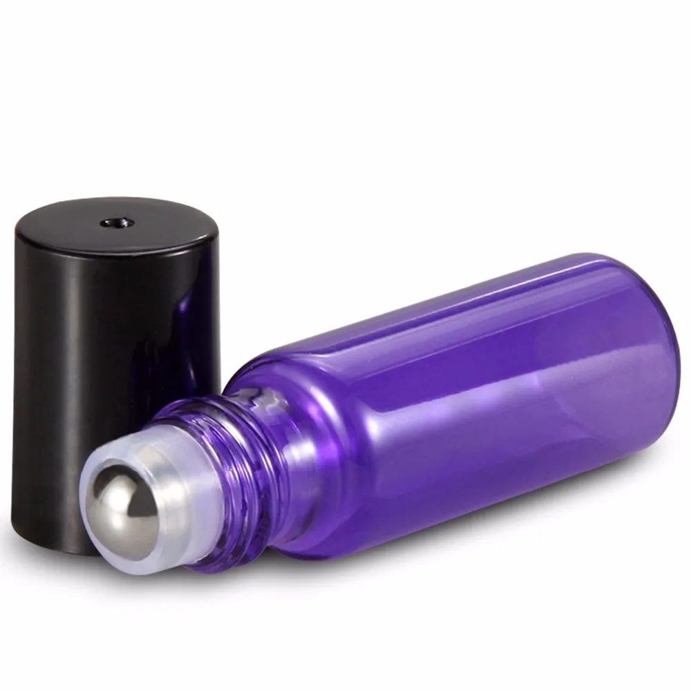 5 мл ролик Бутылочки для эфирного Масла Lyons синий Стекло roll на с металлической