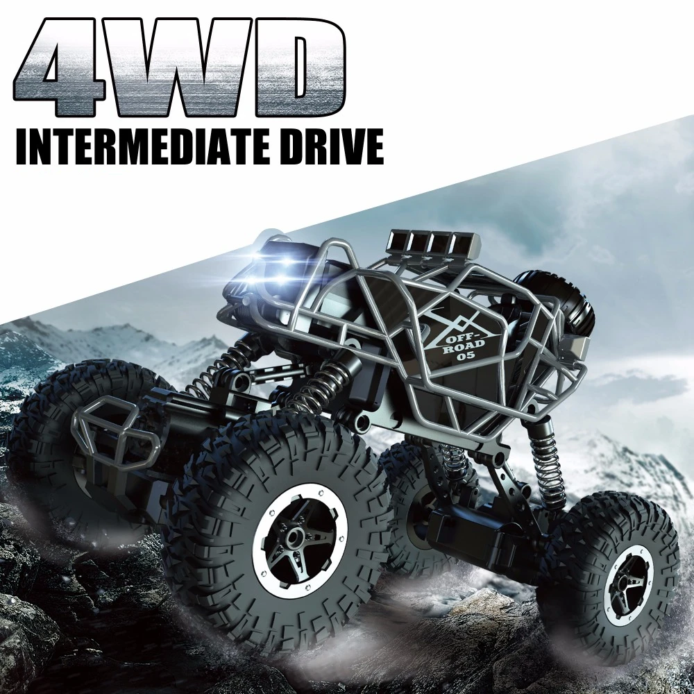 RC автомобили 4WD Дистанционное управление автомобиль скалолазание 4x4 двойные