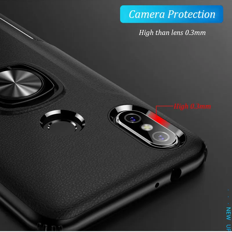 For Xiaomi Redmi Note 7 8Pro k20 pro Note6 Case Finger Ring Hard TPU Car Magnet Silicone Armor Cover Shockproof |