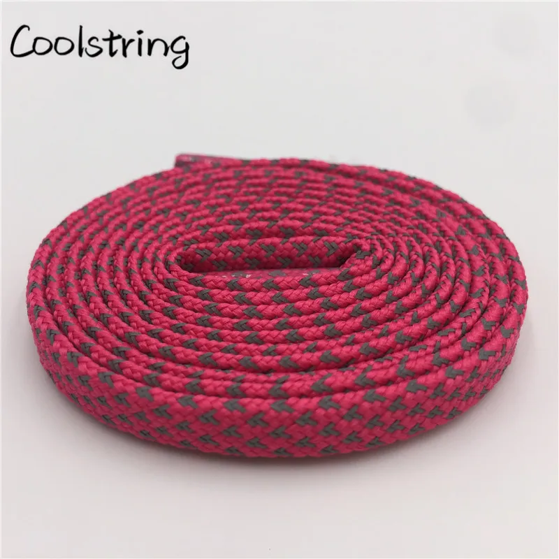 364 Purple-3M Coolstring ночной бег Выделите плоский, длиной 3 м светоотражающие шнурки для обуви Прогулочные сапоги популярной расцветке; шнурки для взрослых и детей, спортивные 350 750 - Цвет: 364 Purple-3M