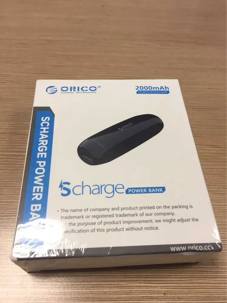 ORICO 4000 мАч 2000 мАч Внешний аккумулятор 18650 USB внешний мобильный резервный смартфон зарядное устройство для iPhone мобильный зарядное устройство 30 см USB кабель