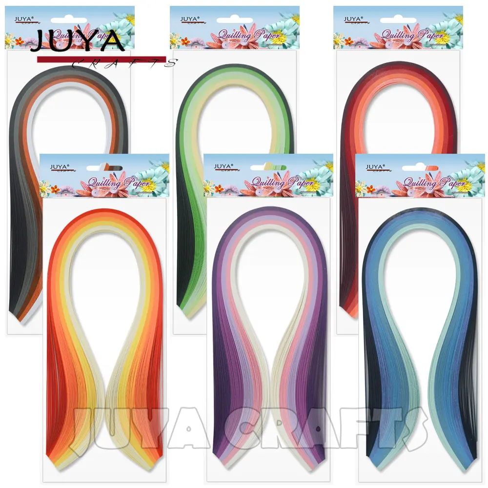 JUYA бумажная Quilling 30 оттенков длина 390 мм ширина 3/5/7/8 600 полосок всего DIY полоса