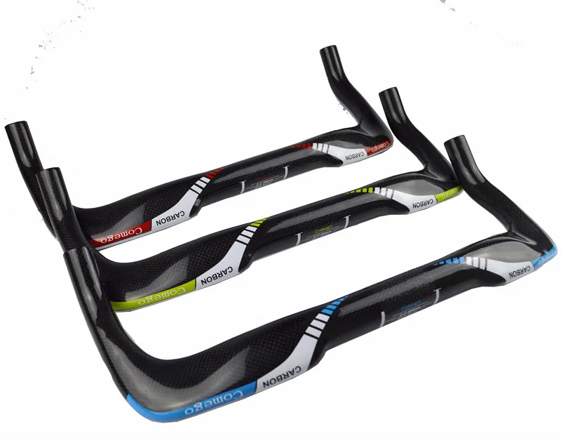 Велосипедный руль полностью углеродное волокно 380 460 мм 3k отделка|handlebar triathlon|tt