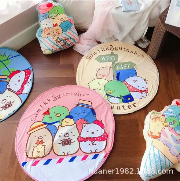 Японская анимация sumikko gurashi doll San X угловой био плюшевый нескользящий напольный