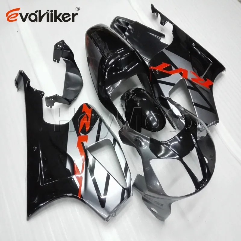 Обтекатель для мотоцикла RC51 VTR1000SP1 2000 2001 2002 2003 2004 2005 2006 серебристый черный ABS