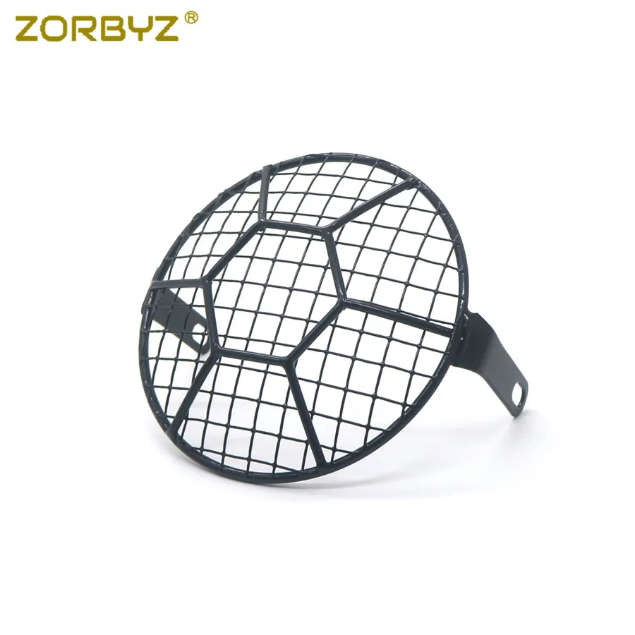 ZORBYZ 6 3 мотоциклетная боковая фара круглая крышка для гриля маска крейсера