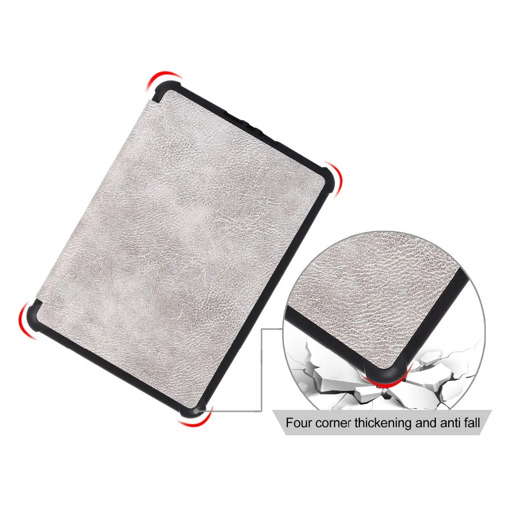 Чехол Kindle Paperwhite 4 Магнитный умный чехол с мягкий гибкий задний из ТПУ для Amazon