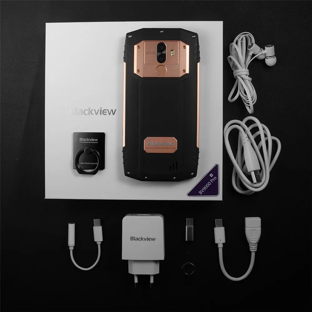 BLACKVIEW BV9000 PRO Android 7 1 18:9 IP68 Водонепроницаемый смартфон 5 &quotободок менее MTK6757CD