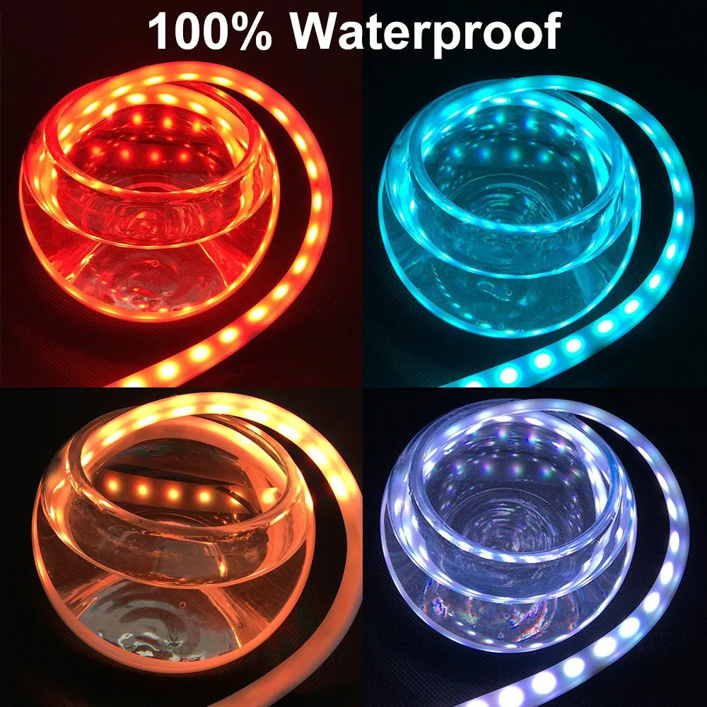 48 &quotDRL светодиодные дневные ходовые огни Гибкие потока Предупреждение ющие