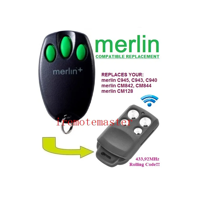2018 Новый Merlin C945 плюс замена двери гаража дистанционное управление Высокое