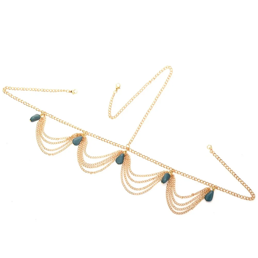 Многослойная Металлическая головная повязка в стиле бохо простой стиль