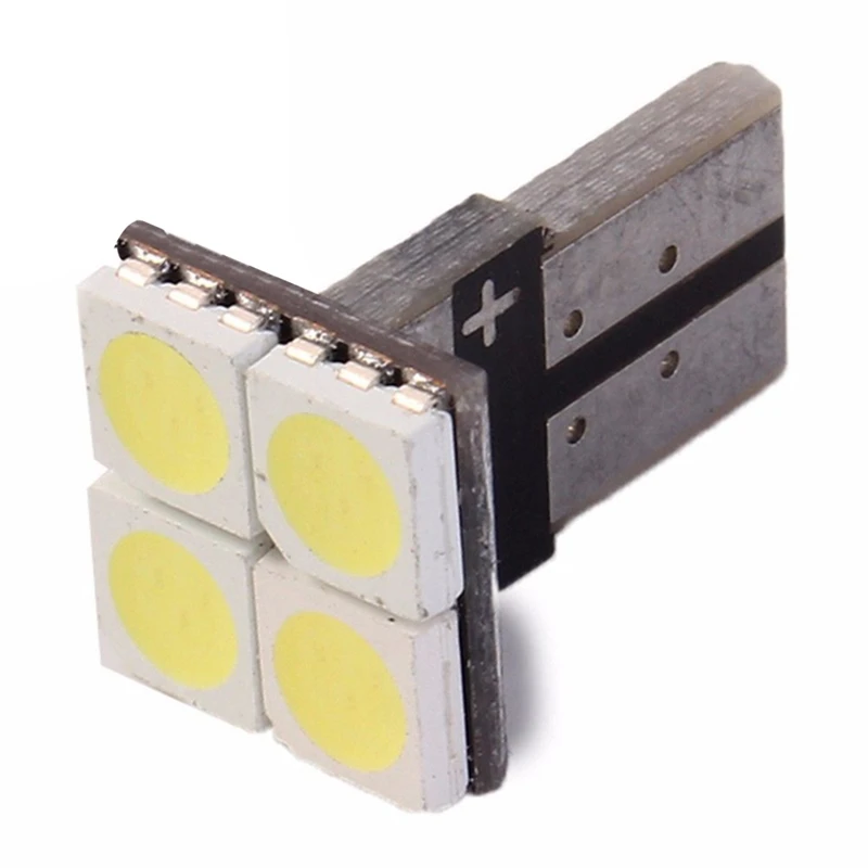 KEYECU 50X Canbus без ошибок Белый T10 Клин 5050 4SMD168 194 W5W внутренняя Светодиодная лампа