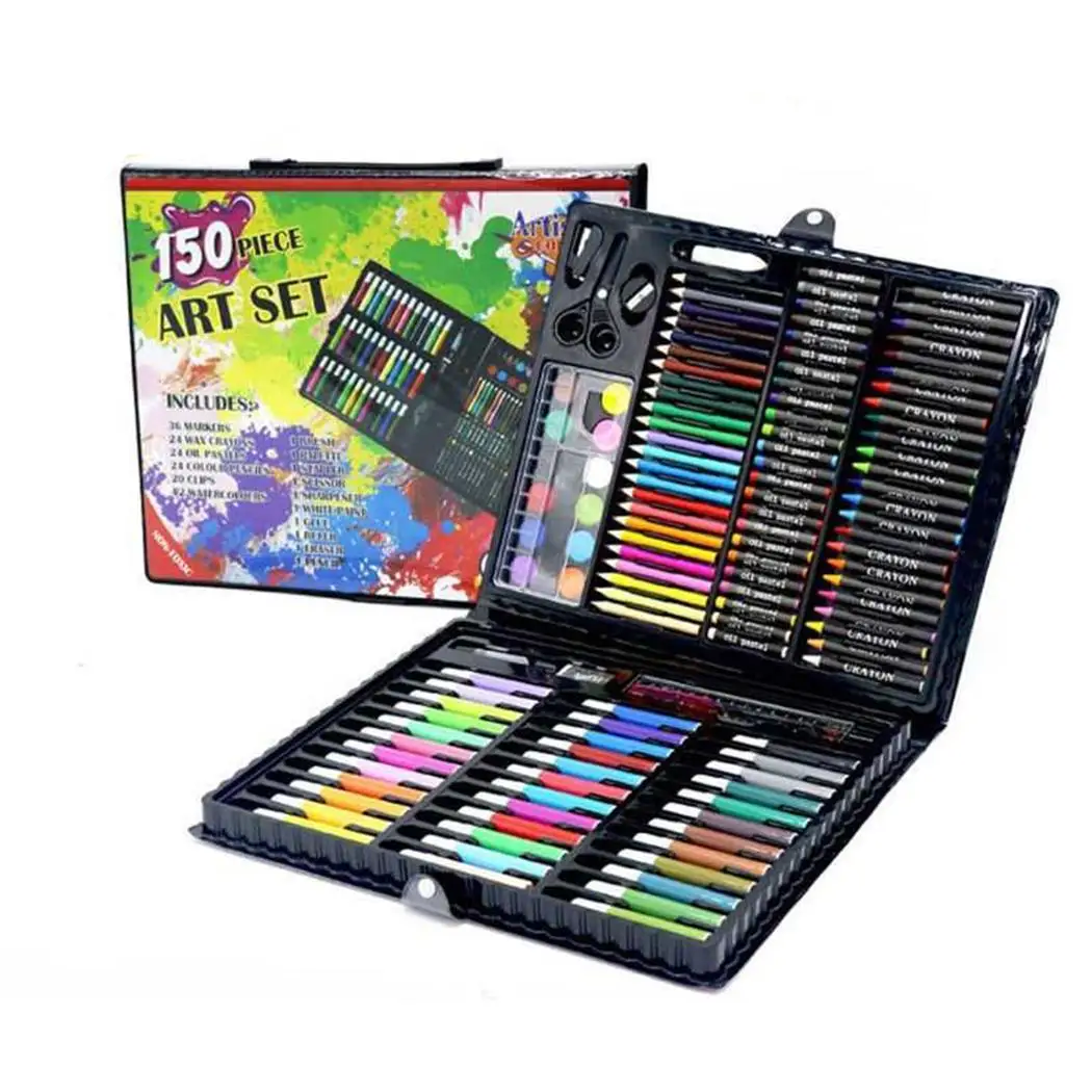 150 шт./компл. детская художественная кисть цветная ручка живопись многоцветные