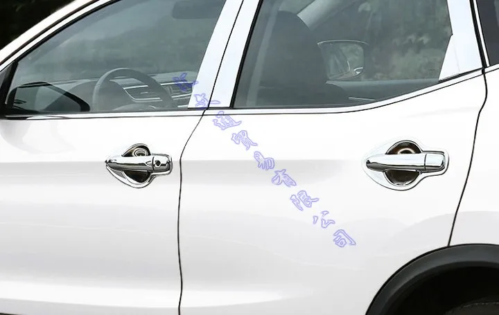 Хромированная крышка дверной ручки из АБС-пластика для Nissan Qashqai J11 2016 2017 2018 2019 |