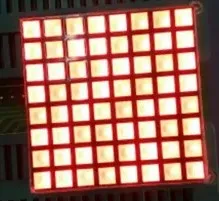 50 шт. x 3 мм 8X8 синий красный белый 32*32 квадратная светодиодная точечная матрица