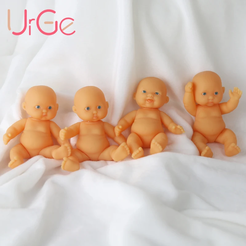 Милые kawaii 1 шт. мини куклы reborn baby corpo inteiro de silicone для новорожденных реалистичные
