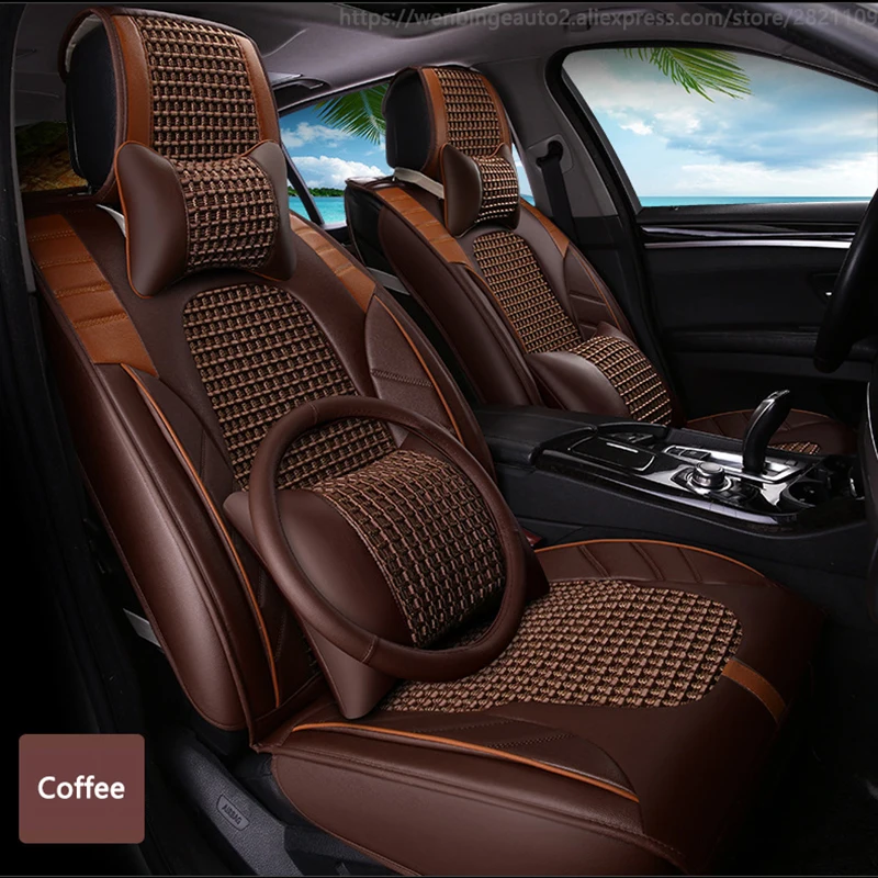 Высококачественный кожаный чехол для сиденья автомобиля Brilliance H530 CROSS FRV FSV WAGON V3 V5