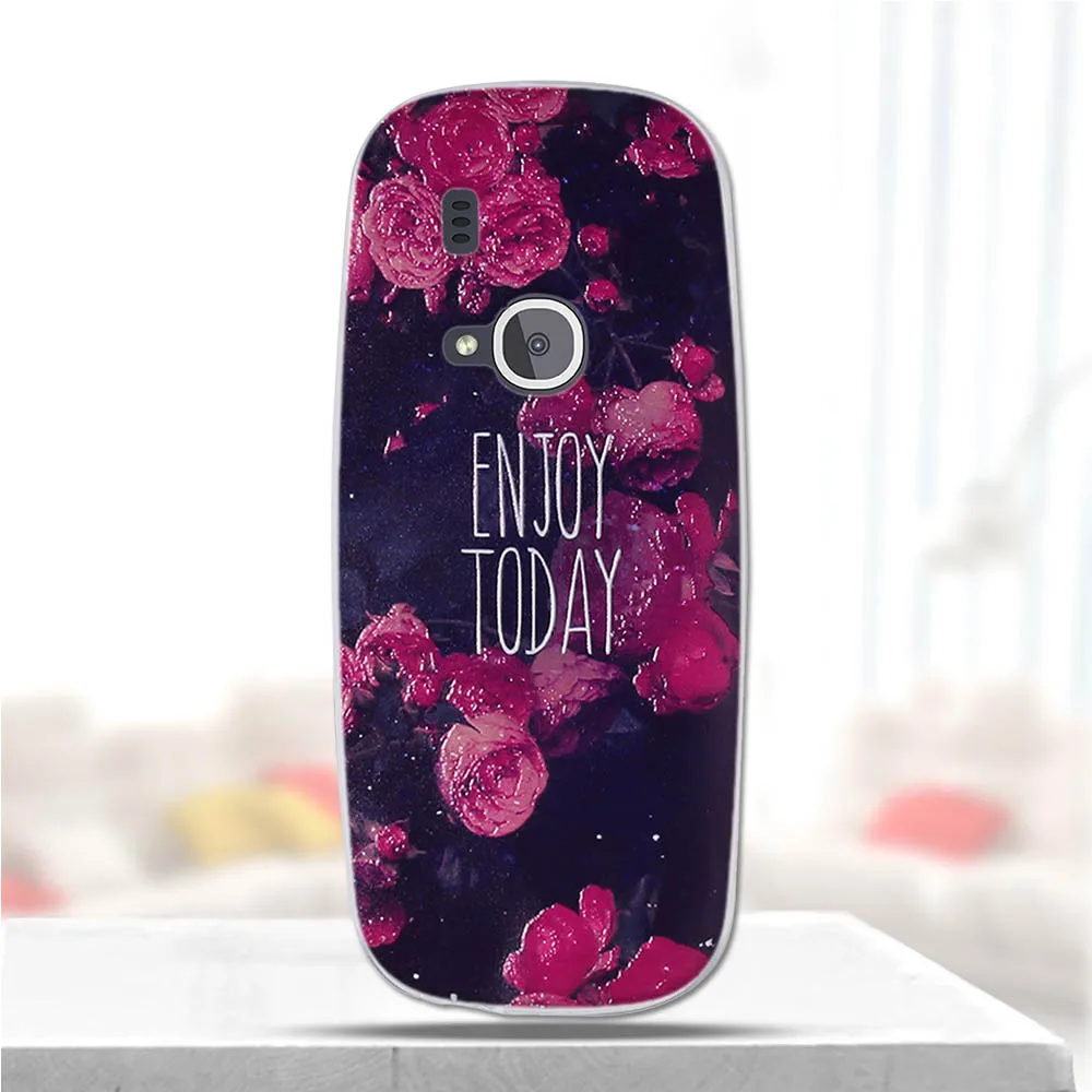Для Nokia 3310 2017 чехол мягкий TPU Fundas для Кремниевая краска с цветным рисунком