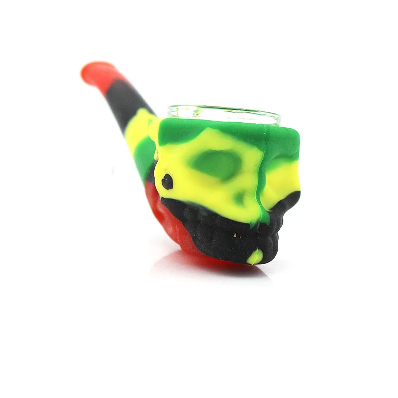 Оптовая продажа курительных труб камуфляжные силиконовые насадки-привидения