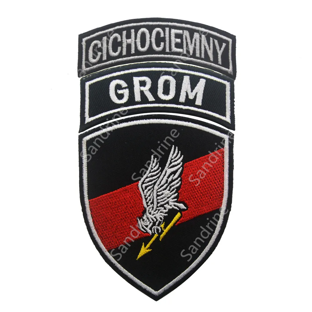 Rainbow Six R6 Poland gromemerey тактический для поддержания боевого духа нашивки значки Боевая аппликация эмблем для одежды