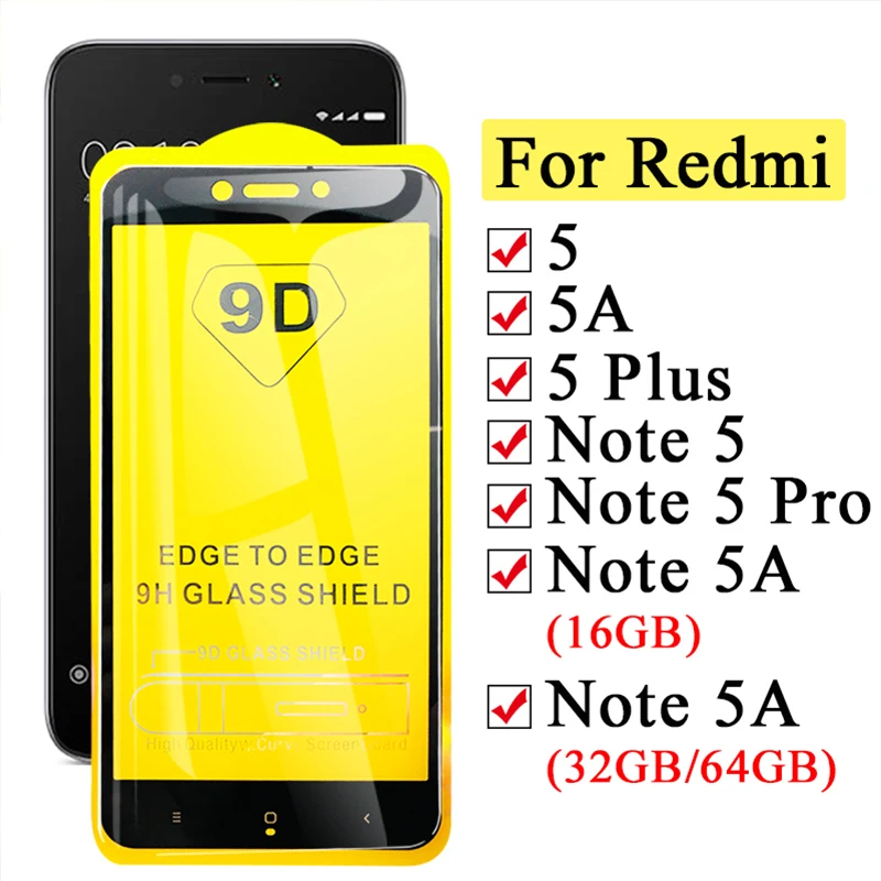 Защитное стекло на ksiomi redme note 5 pro plus armor для xiaomi redmi 5a a5 a закаленное защитное экрана