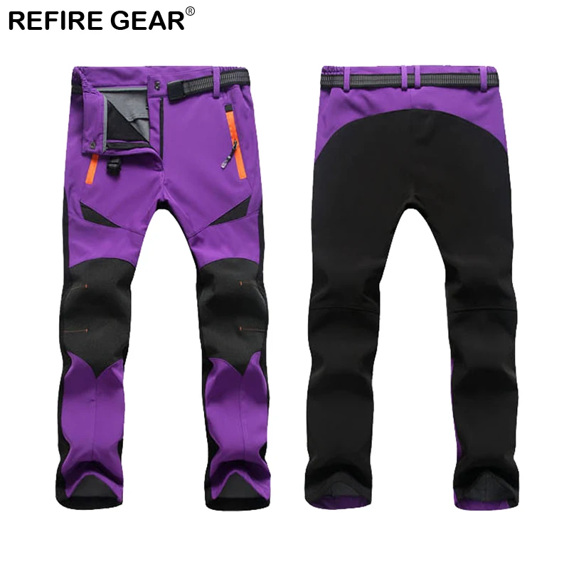 Мужские и женские брюки ReFire Gear Осенние уличные штаны из мягкой флисовой ткани