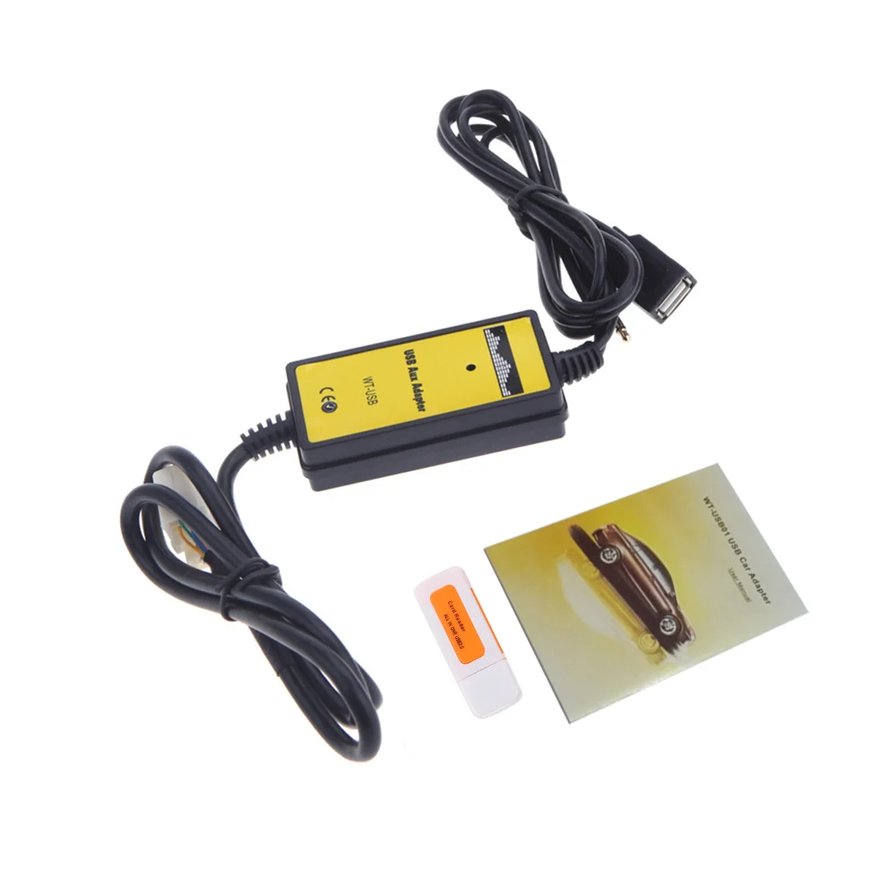 Кабель адаптер Автомобильный USB Aux in mp3 плеер радио интерфейс для VW Audi Skoda Seat 12