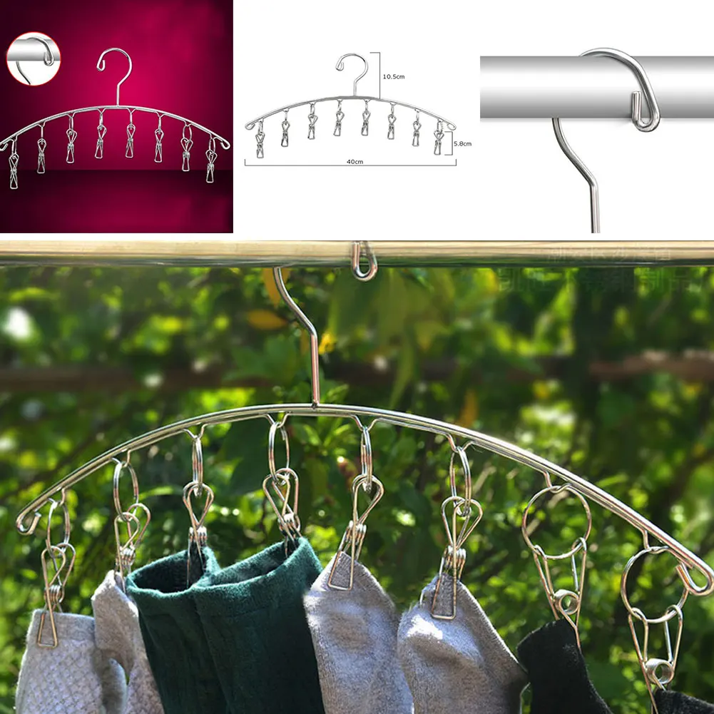 8 колышки нержавеющей металлические для белья носки девочек стиральная Одежда