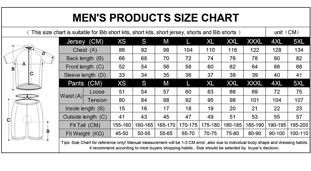 Велосипедный комплект Weimostar Pro Мужская одежда для горного велосипеда летняя