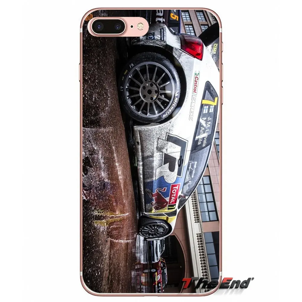 Прозрачные мягкие чехлы для Apple iPhone X 4 4S 5 5S SE 5C 6 6S 7 8 Plus 6sPlus 6Plus 7plus 8plus WRC Car Racing |