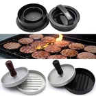 Пресс для кухни, мяса, пирога, круглая форма, пресс для гамбургеров из АБС и алюминиевого сплава, форма для гамбургеров, мяса, говядины, бургеров