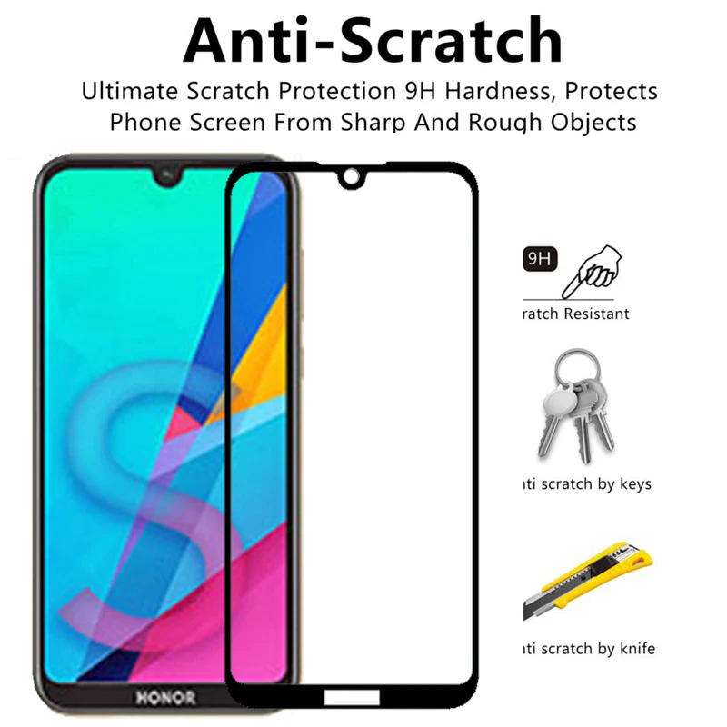 Безопасное закаленное стекло для Honor 8 S, защитное стекло на huawei Y5, защитная пленка Honor8S KSE LX9 8 S 5Y Y52019